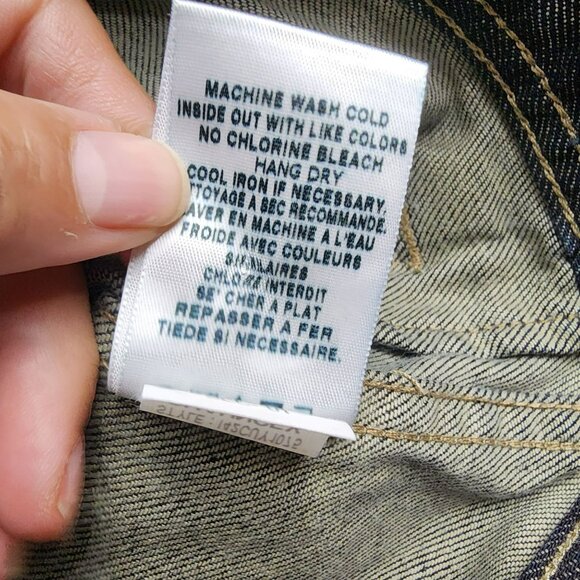 Joe's Jeans Jacket Womens Small Blue Dark Wash West Point Denim Jacket *NWT* - Picture 7 of 13